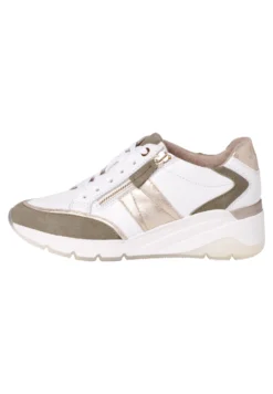 Jana Sneakers Laag - White/Pistach.