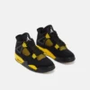 Air Jordan 4 Retro - Sneakers Hoog - Black/White/Tour Yellow