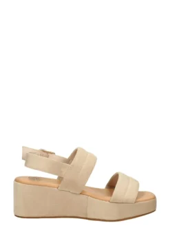 Sandalen Met Sleehak - Beige -Mode Schoenenselectie Winkel 484637dbbd9549c589c48491a71dd0d8