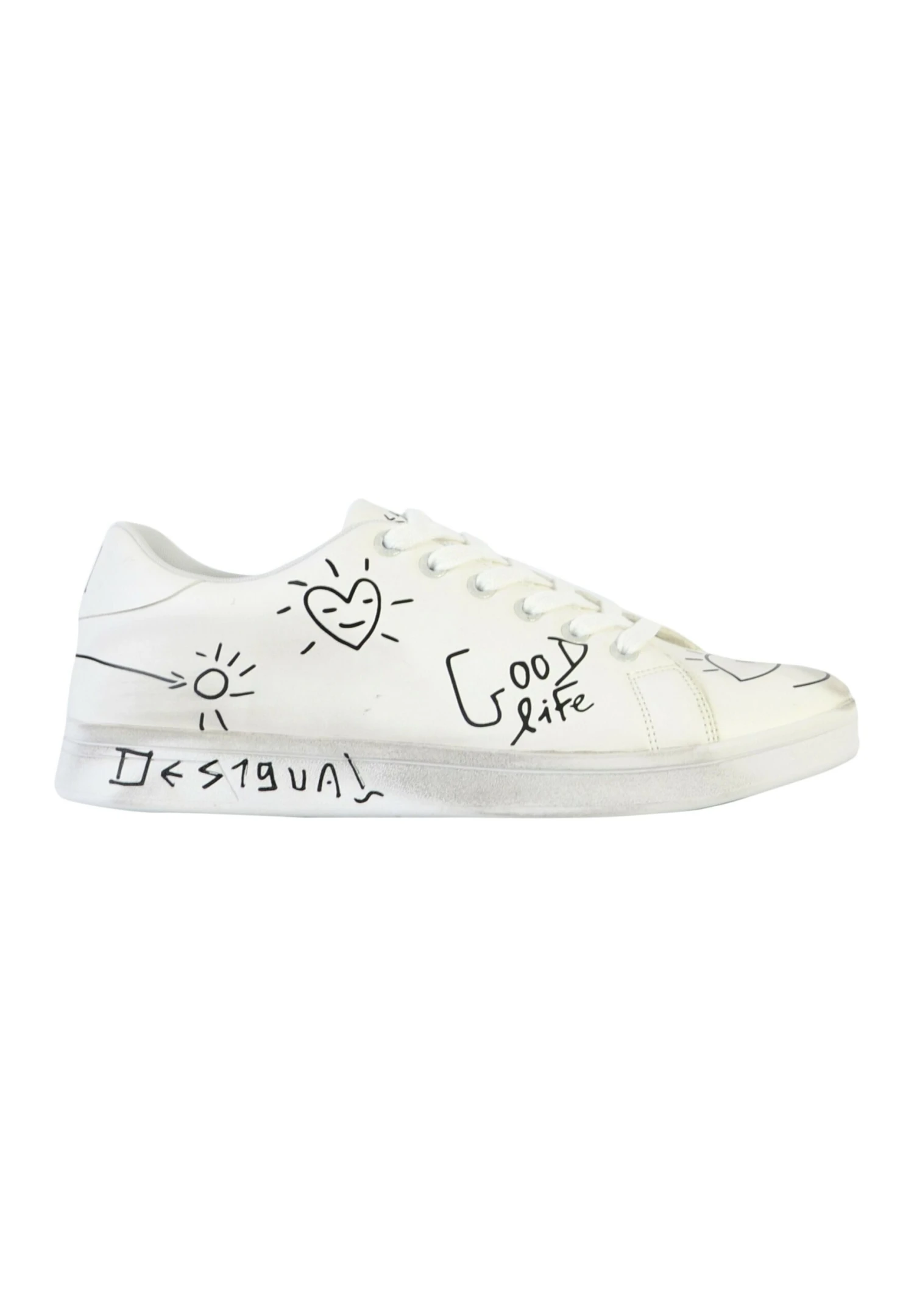 À Lacets Desigual Cosmic Alexis - Sneakers Laag - Blanc 4 À Lacets Desigual Cosmic Alexis - Sneakers Laag - Blanc - Afbeelding 4