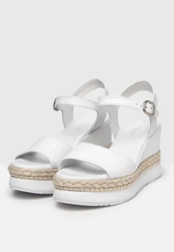 NeroGiardini Sandalen Met Sleehak - Bianco -Mode Schoenenselectie Winkel 5a54036d904b40738bcee3ce7e3a86e9