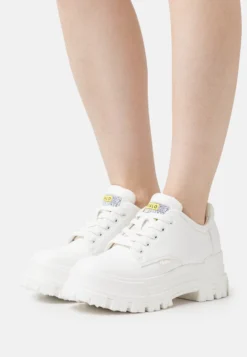 Buffalo Vegan Aspha- Sportieve Veterschoenen - White