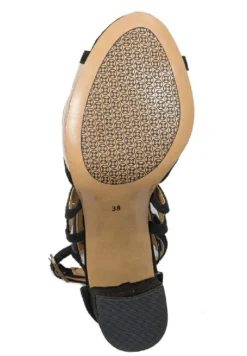 Sandalen - Czarny/Złoty 8 Sandalen - Czarny/Złoty -Mode Schoenenselectie Winkel 789b405fc4d444978ebb70602fae43ad