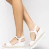 NeroGiardini Sandalen Met Sleehak - Bianco