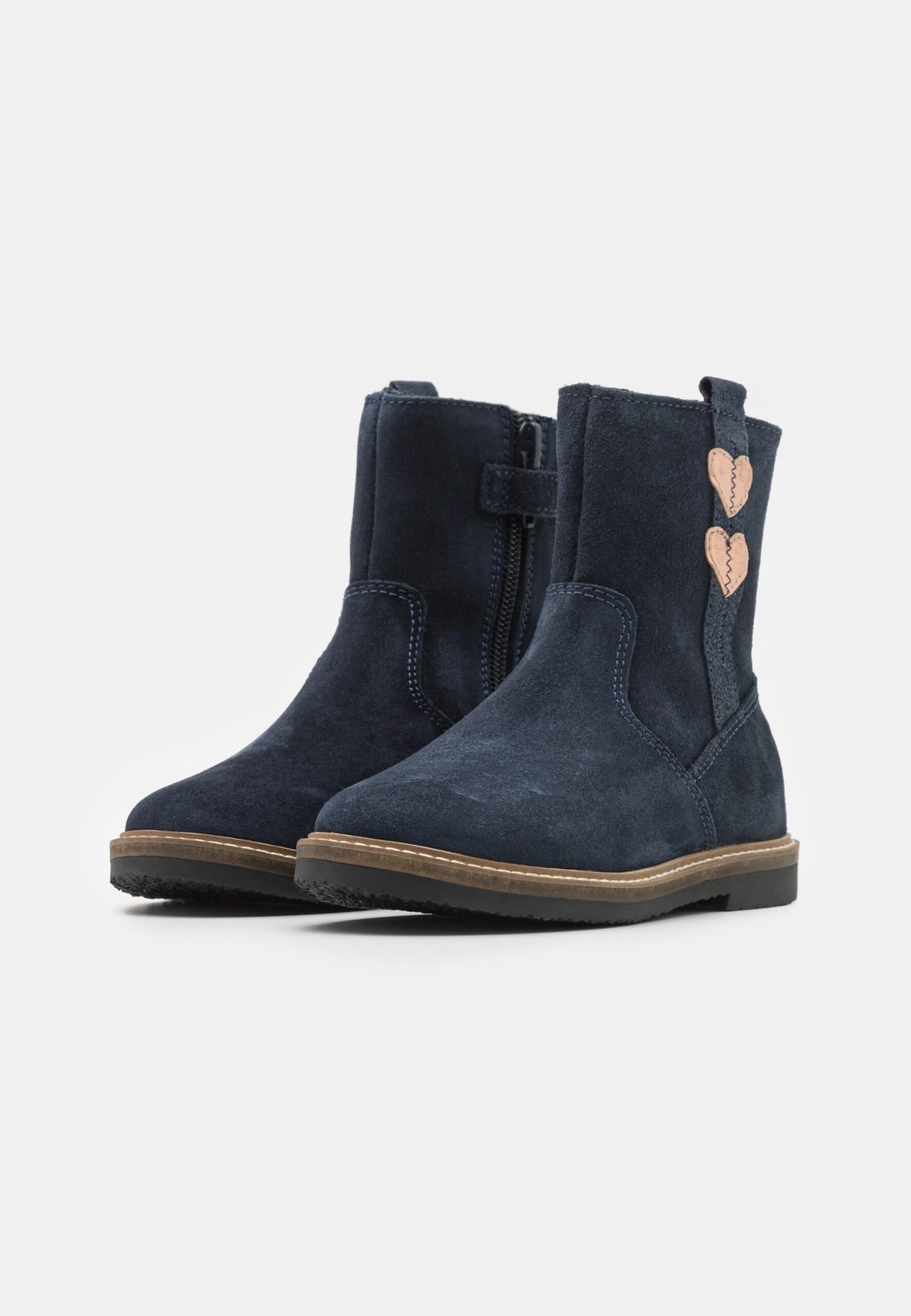 Friboo Korte Laarzen - Dark Blue 2 Friboo Korte Laarzen - Dark Blue - Afbeelding 2