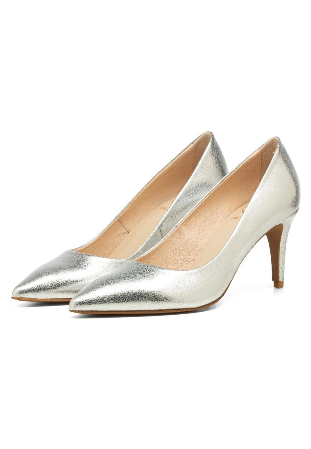 Alfreda - Klassieke Pumps - Silver Pumps 2 Alfreda - Klassieke Pumps - Silver Pumps - Afbeelding 2