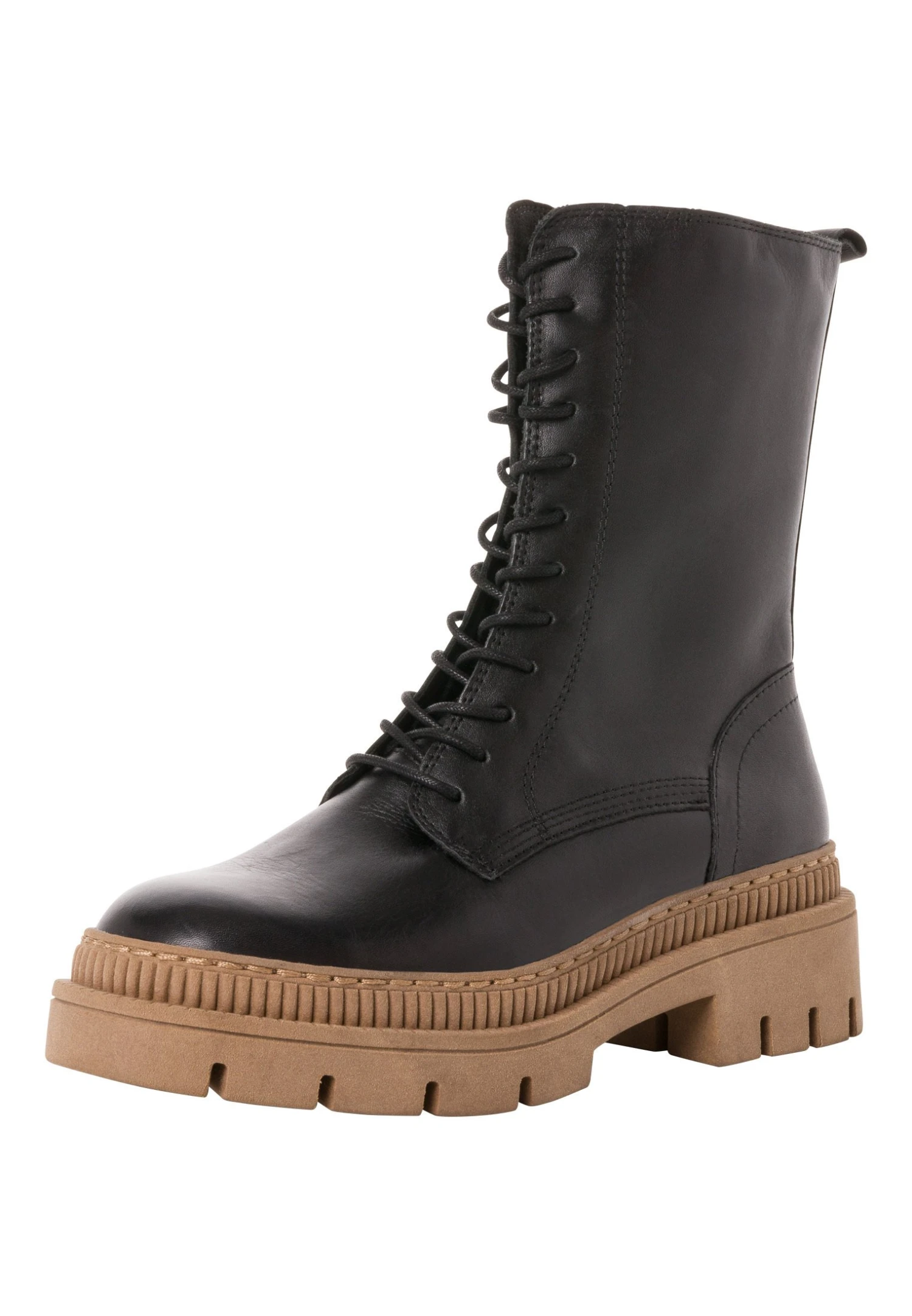 Marco Tozzi Enkellaarsjes Met Plateauzool - Black Nature 2 Marco Tozzi Enkellaarsjes Met Plateauzool - Black Nature - Afbeelding 2