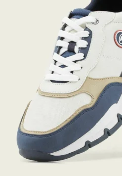 Tom Tailor Mit Logo Applikation - Sneakers Laag - Cream Navy -Mode Schoenenselectie Winkel 8e12f91c6e32457f93c19d949cc79d15