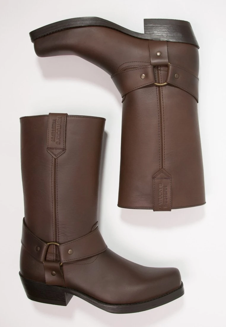 Cowboy-/Bikerlaarzen - Marron 2 Cowboy-/Bikerlaarzen - Marron - Afbeelding 2