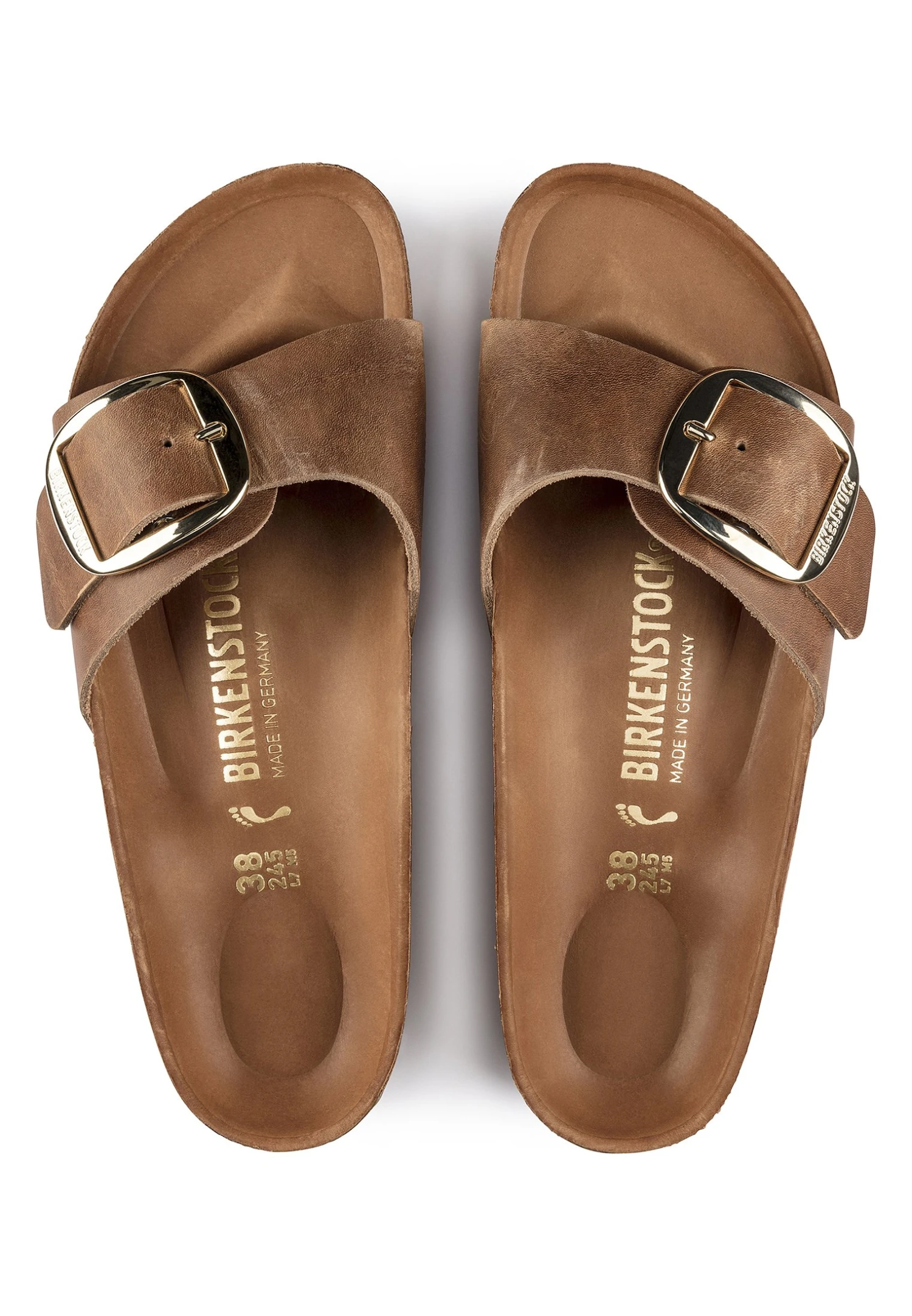 Birkenstock Muiltjes - Cognac 3 Birkenstock Muiltjes - Cognac - Afbeelding 3