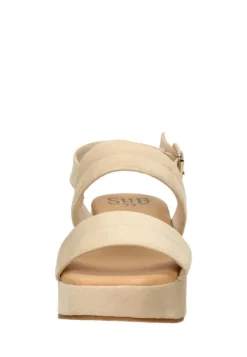 Sandalen Met Sleehak - Beige -Mode Schoenenselectie Winkel b3d1aa3511d94971bdfe58e544be7897