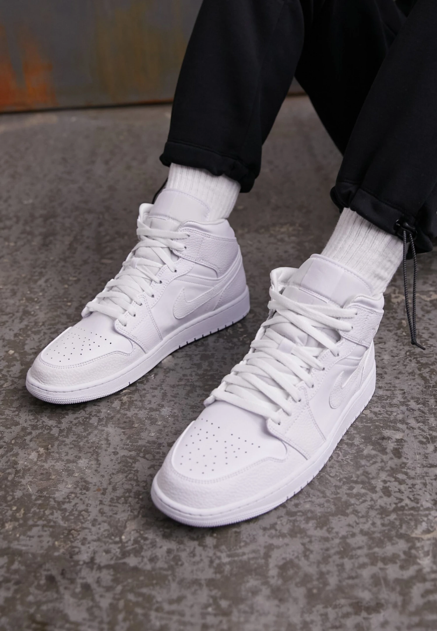 Air Jordan 1 Mid - Sneakers Hoog - White 2 Air Jordan 1 Mid - Sneakers Hoog - White - Afbeelding 2