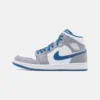 Air Jordan 1 - Sneakers Hoog - Cement Grey/White/True Blue