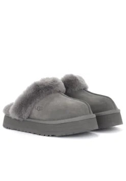 Ugg Disquette - Pantoffels - Grigio -Mode Schoenenselectie Winkel f1d3a09077974415a091a4dd5bba83fb